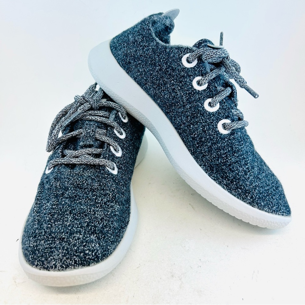 Allbirds Women's Natural Grey Wool Runners Casual Lace Up Sneakers, size 7 - Picture 1 of 11